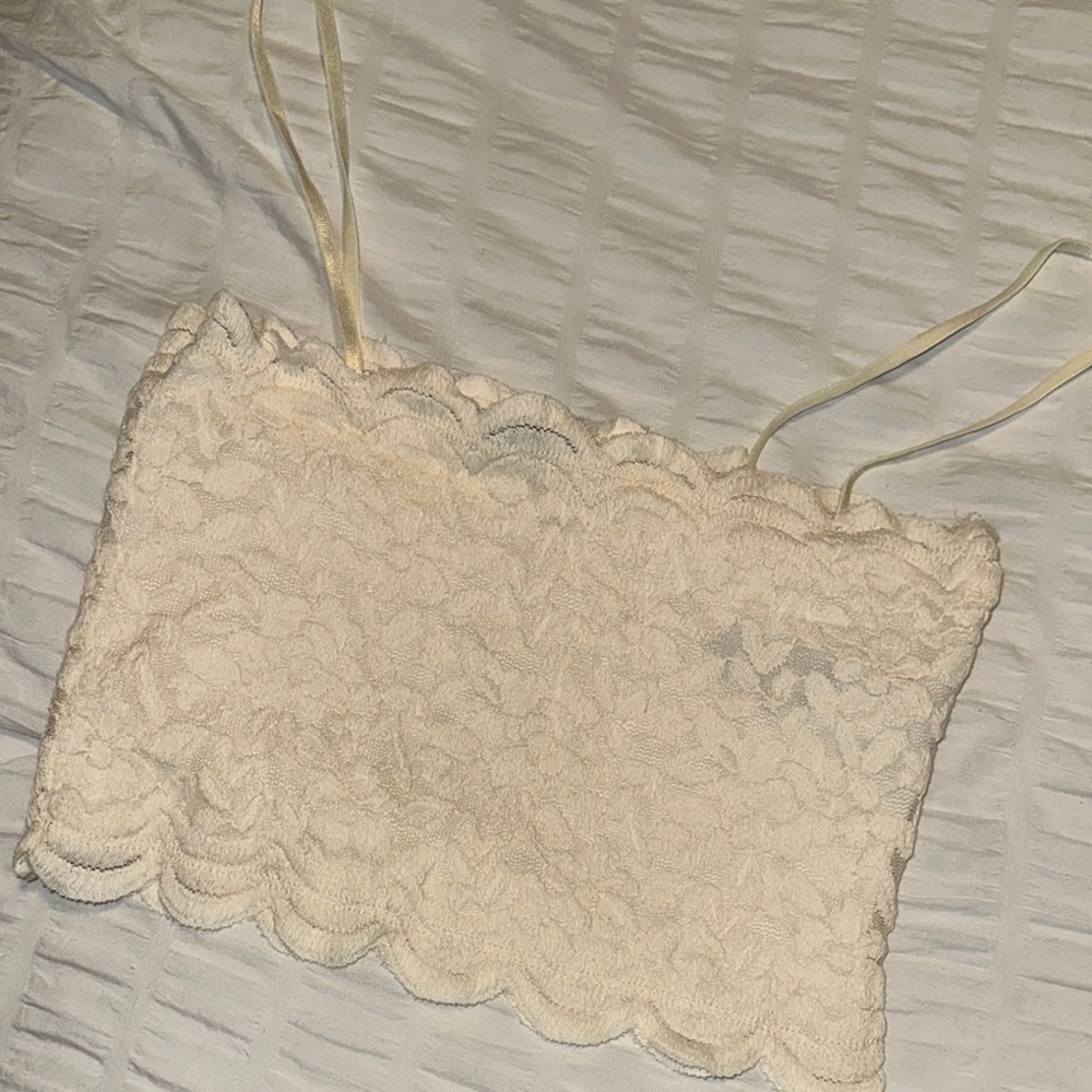 Zara Ivory Lace Top